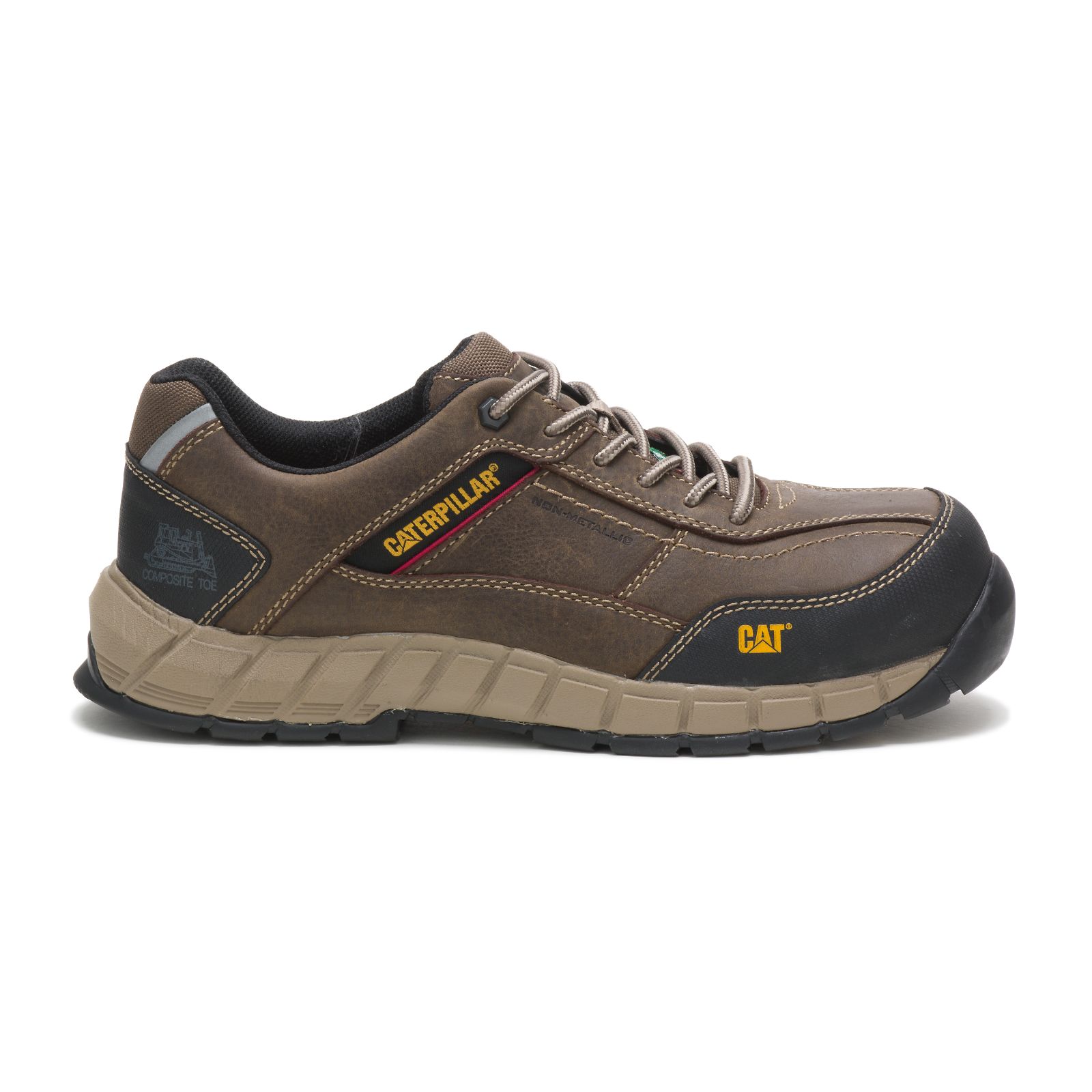 Caterpillar Men's Streamline Leather Csa Composite Toe Work Shoes Dark Grey CAT-25847